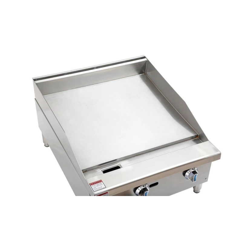 24-inch Commercial Stainless Steel Tabletop Gas Frying Board
