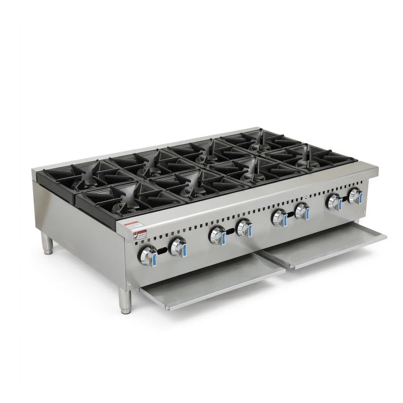 Eight-Burner Tabletop Gas Stove
