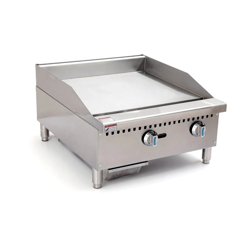 24-inch Commercial Stainless Steel Tabletop Gas Frying Board