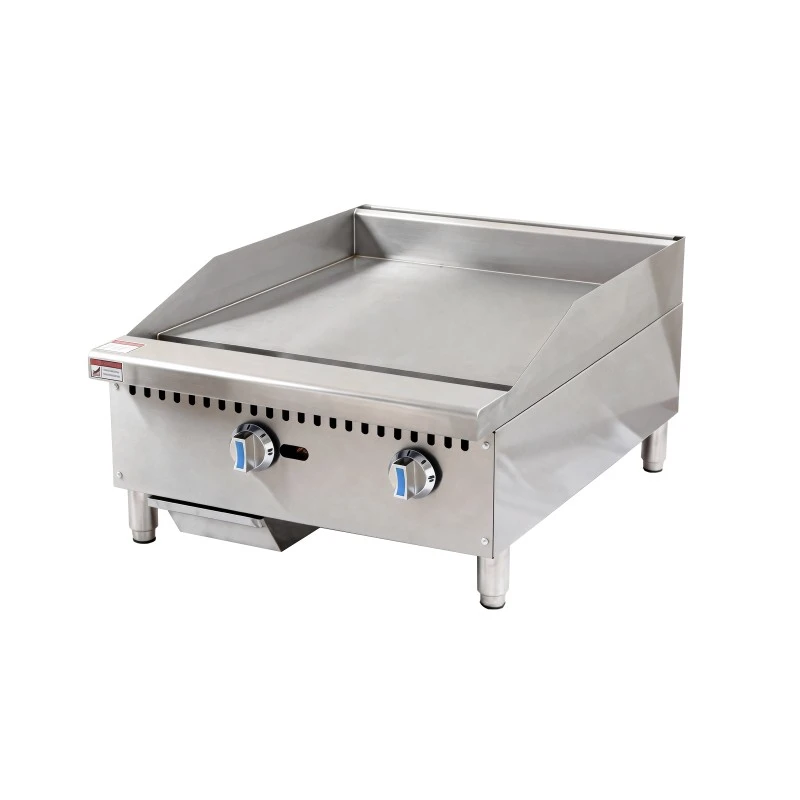 24-inch Commercial Stainless Steel Tabletop Gas Frying Board