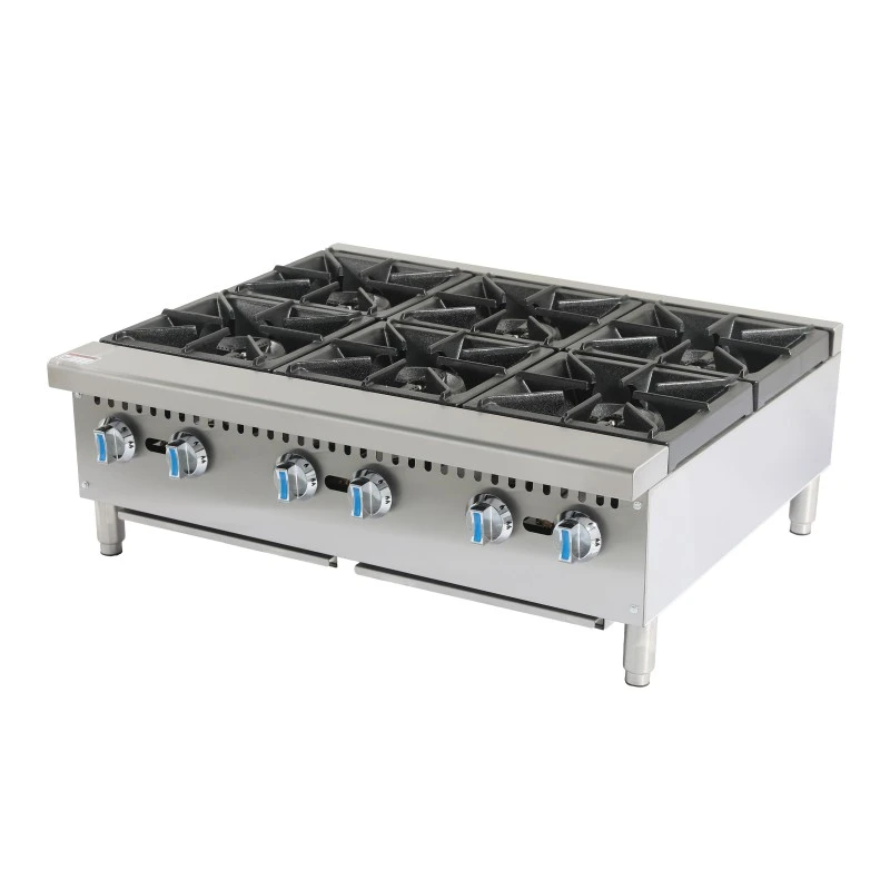 Six-Burner Tabletop Gas Stove