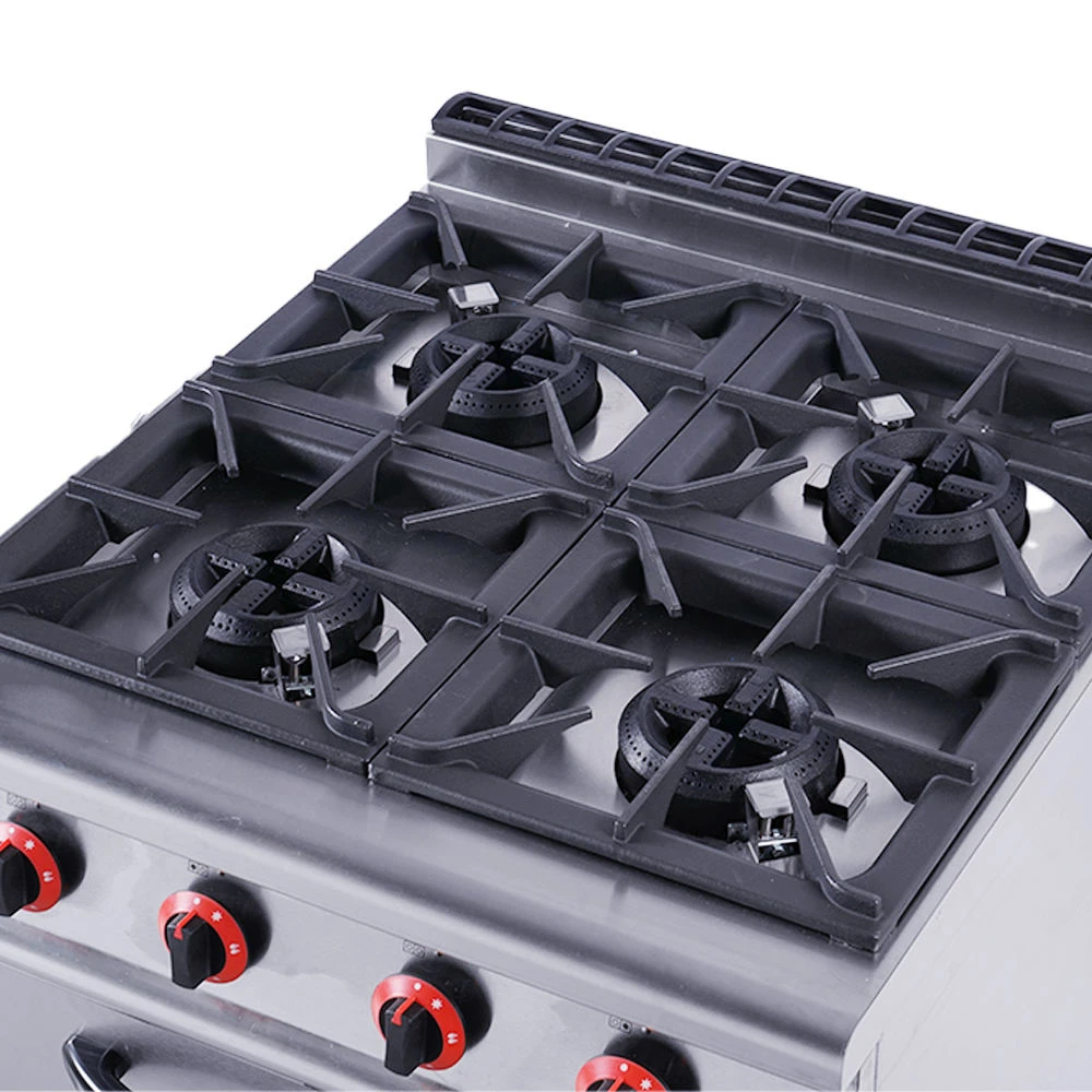 Gas 4-Burner Range with Cabinet