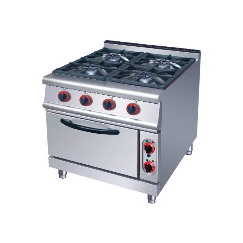 4-Burner Gas Range With Electric Oven