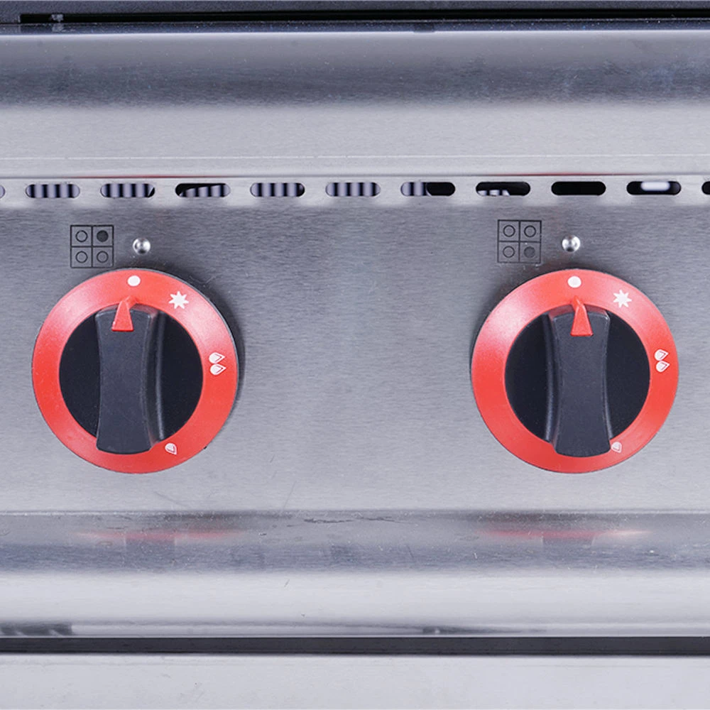 Gas 4-Burner Range with Cabinet