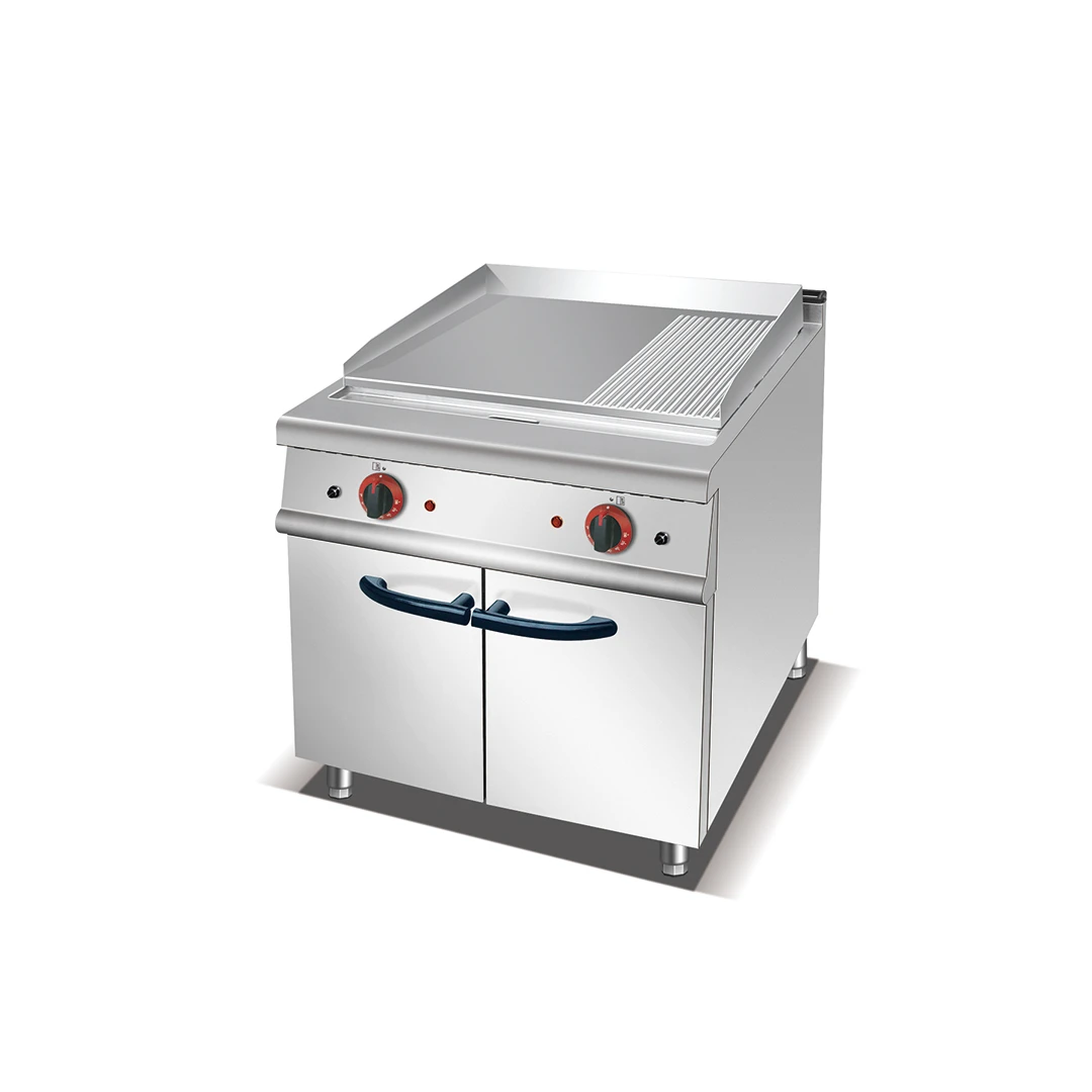 Electric Griddle(2/3 Flat & 1/3 Grooved)with Cabinet