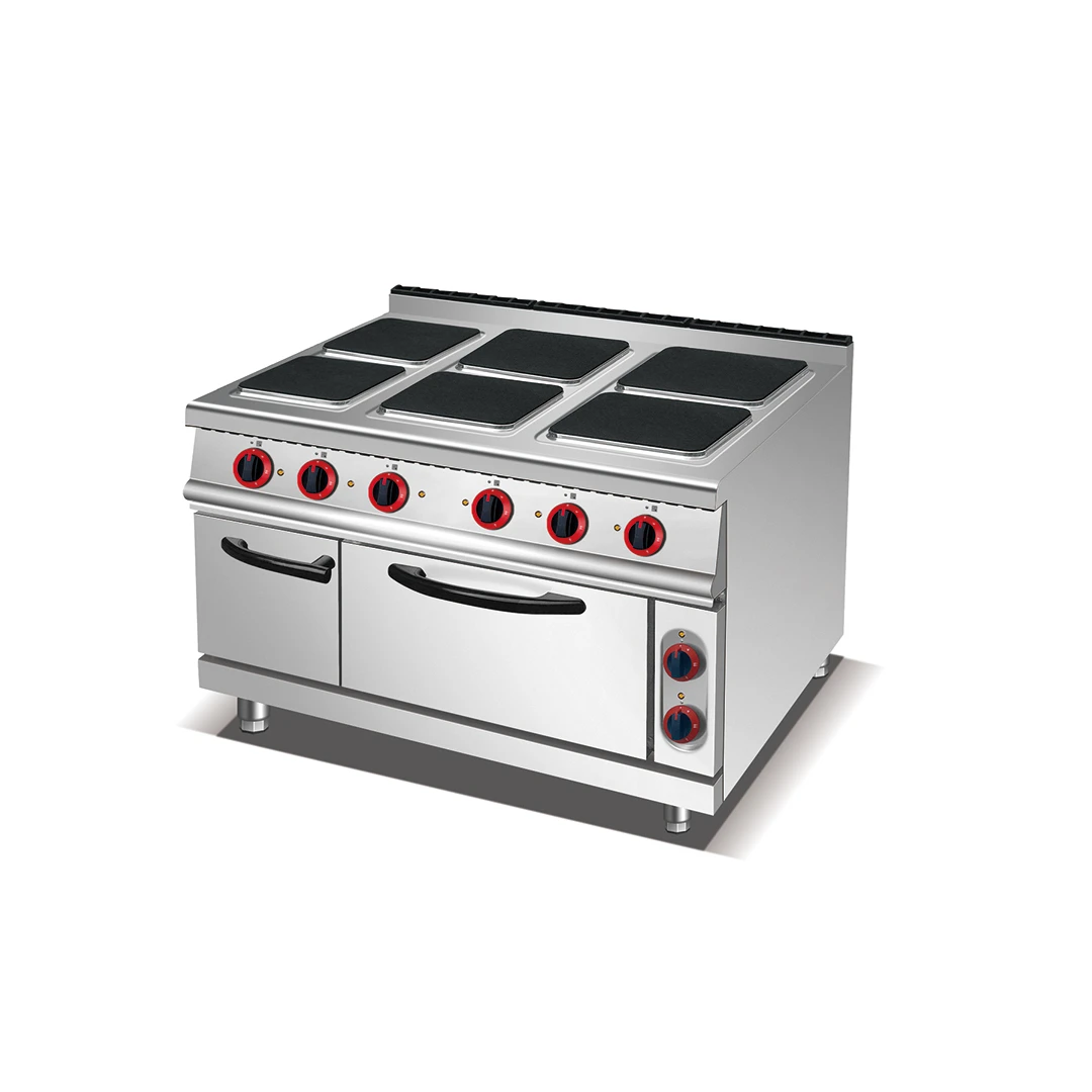 6-Plate Electric Cooker with Oven (Square)