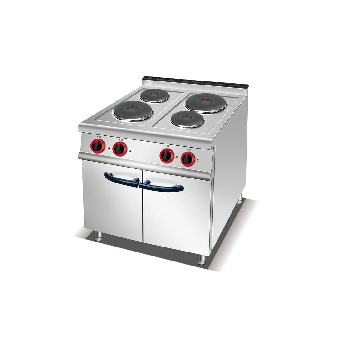 Electric 4-Hot-Plate Cooker with Oven