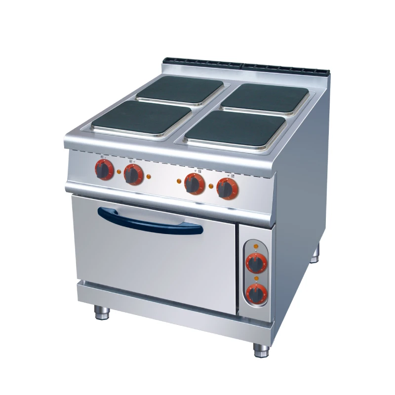 Electric 4 Hot Plate Cooker with Oven(Square)