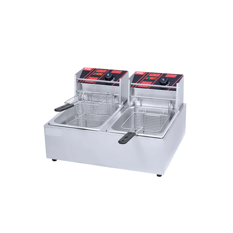 1-Tank 2-Basket Electric Fryer