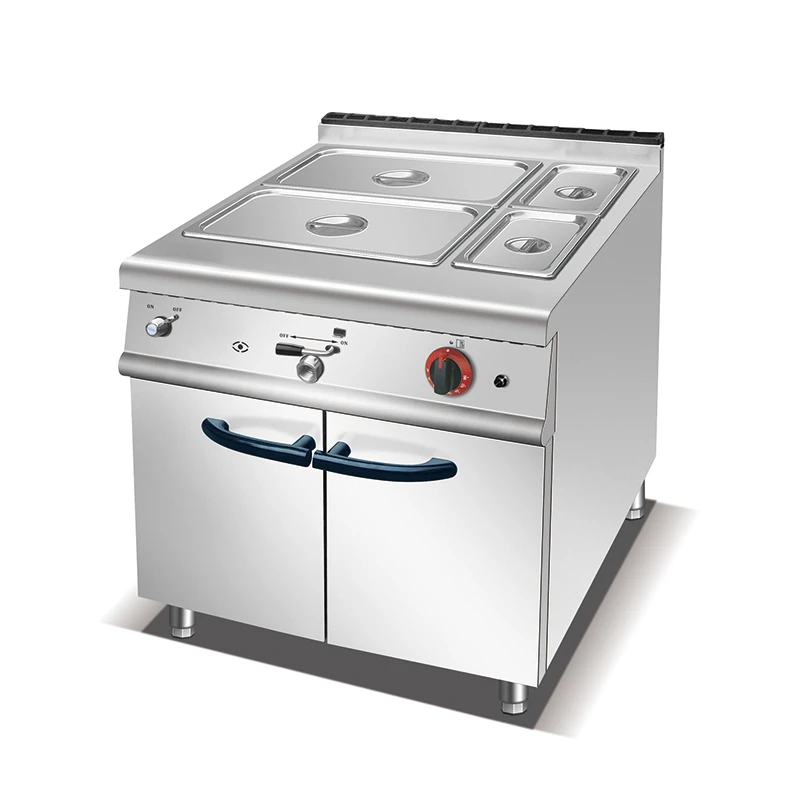 Gas Bain Marie With Cabinet