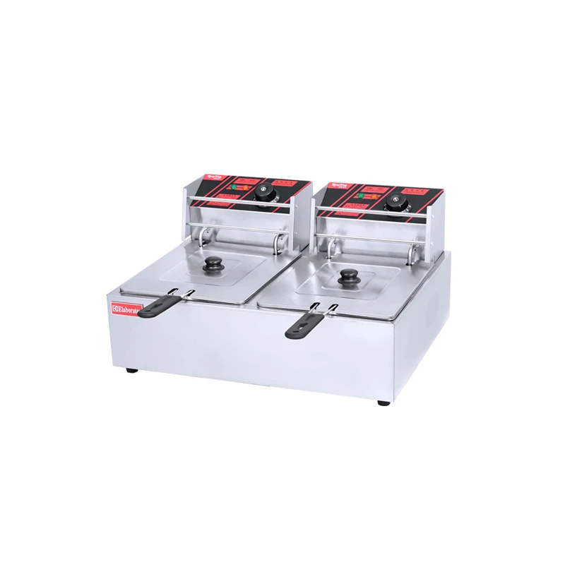 2-Tank 2-Basket Electric Fryer
