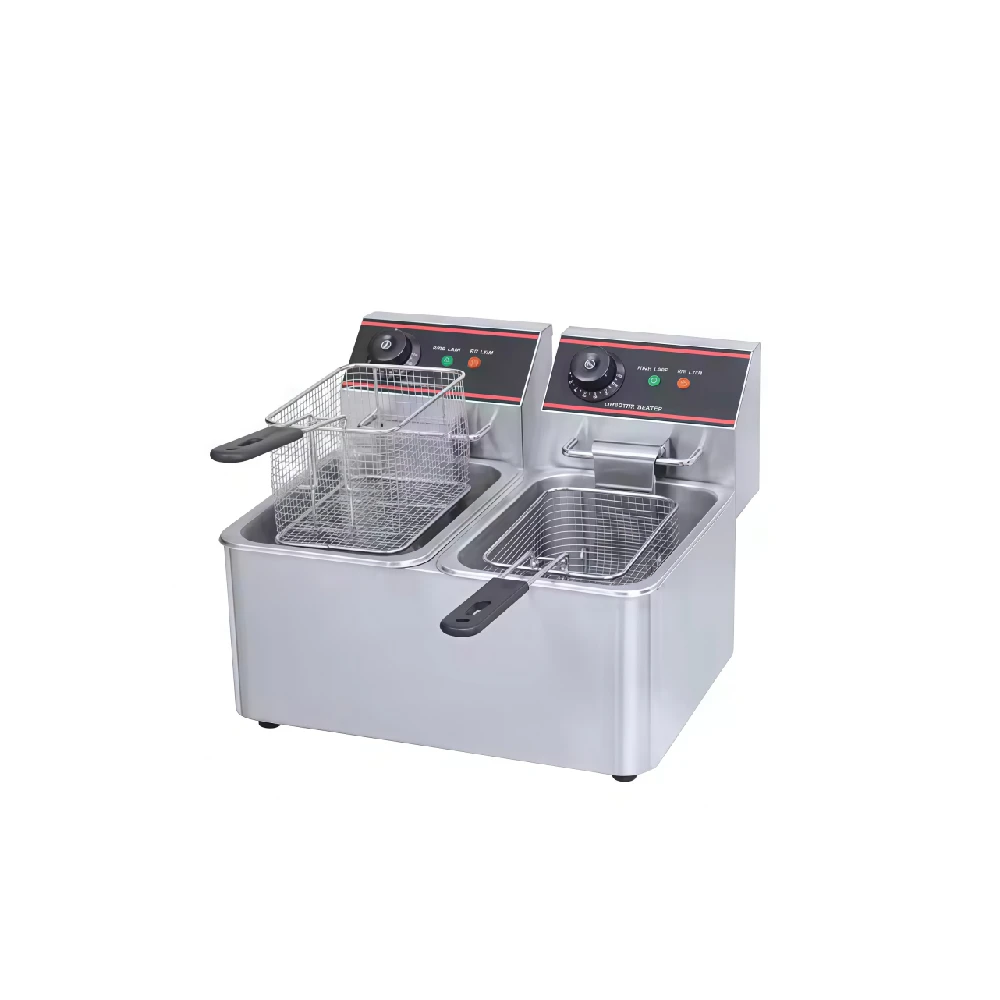 2-Tank 2-Basket Electric Fryer