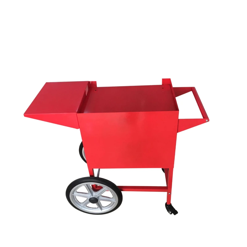 Fully automatic commercial stainless steel electric popcorn machine cart