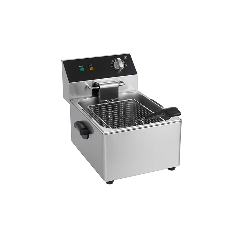 6L 1-Tank 1-Basket Electric Fryer