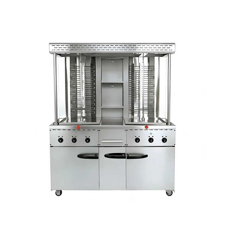 Electric Shawarma Machine with Cabinet