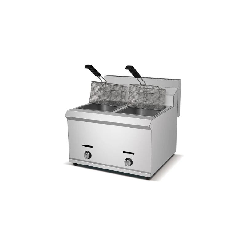2-Tank 2-Basket Gas Fryer