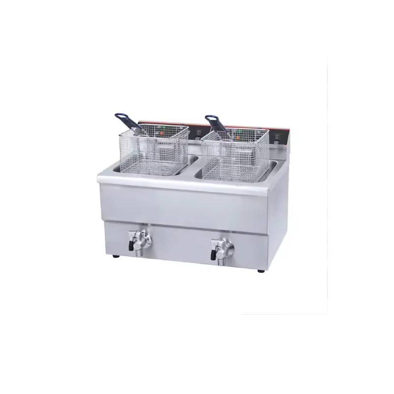 2-Tank 2-Basket Electric Fryer