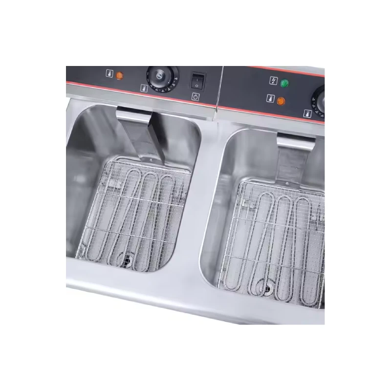 2-Tank 2-Basket Electric Fryer
