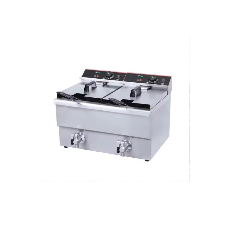 2-Tank 2-Basket Electric Fryer