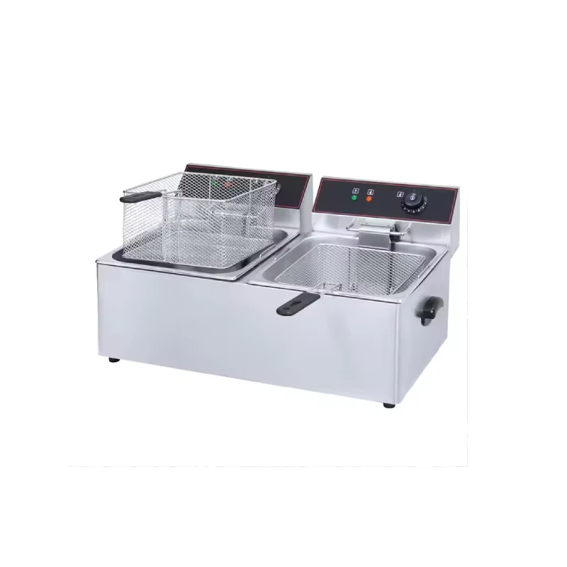 2-Tank 2-Basket Electric Fryer