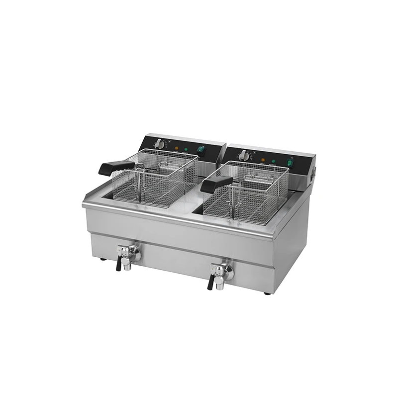 2-Tank 2-Basket Electric Fryer