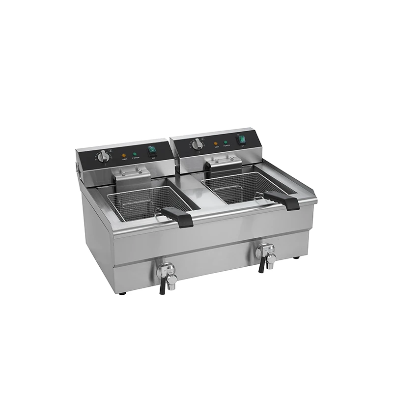 2-Tank 2-Basket Electric Fryer