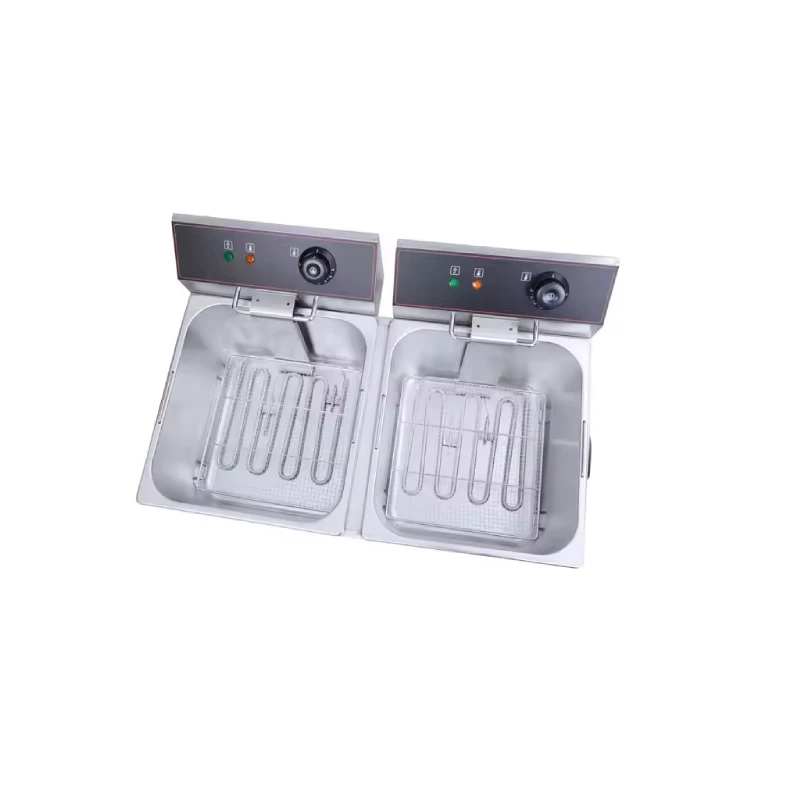 2-Tank 2-Basket Electric Fryer
