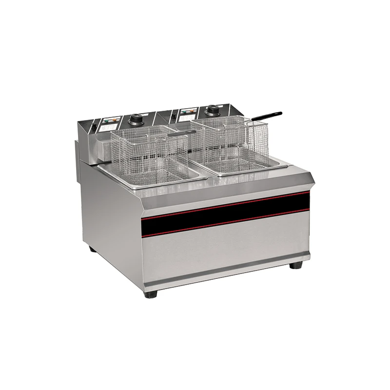 2-Tank 2-Basket Electric Fryer