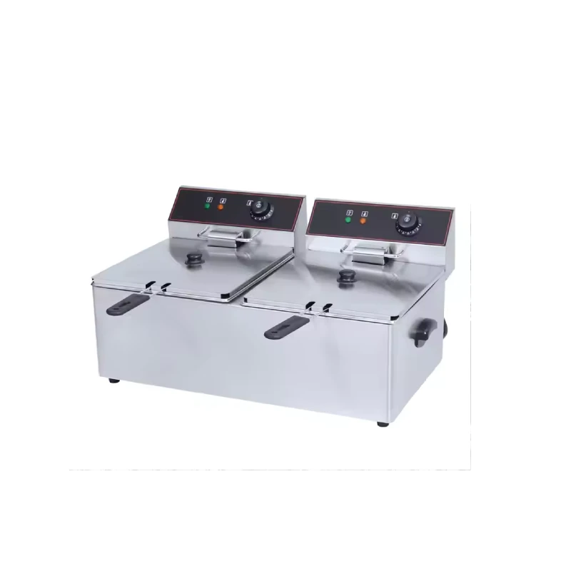 2-Tank 2-Basket Electric Fryer