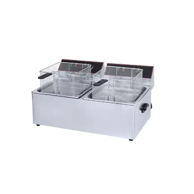 2-Tank 2-Basket Electric Fryer