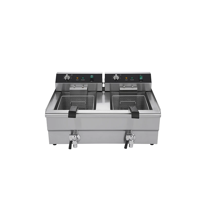 2-Tank 2-Basket Electric Fryer