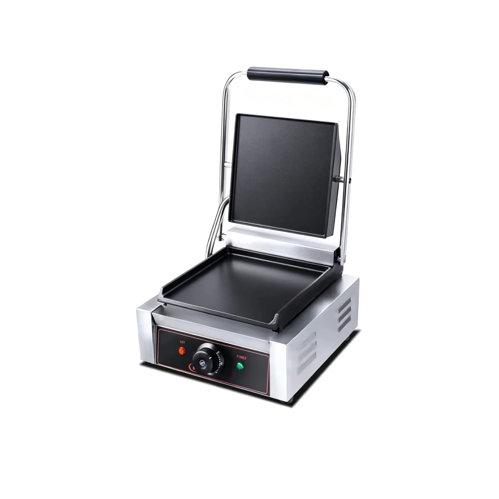 Single Electric Contact Grill ( Full Flat)