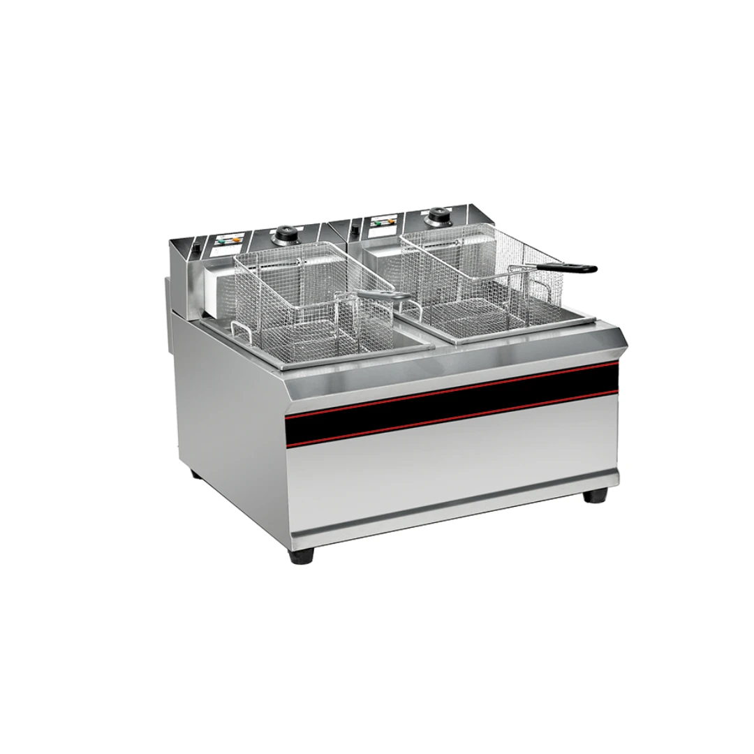 2-Tank 2-Basket Electric Fryer