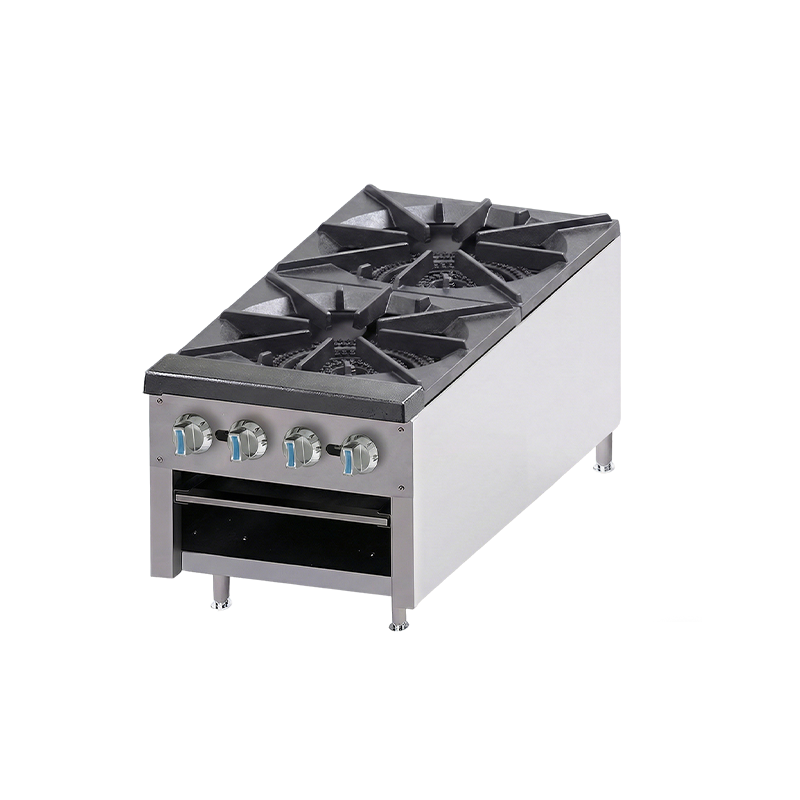 OEM/ODM Single-Burner Gas Stove, Commercial Grade, 2 Temperature Controllers, 84280BTU
