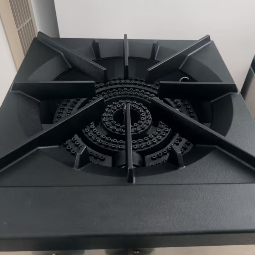 OEM/ODM Single-Burner Gas Stove, Commercial Grade, 2 Temperature Controllers, 84280BTU