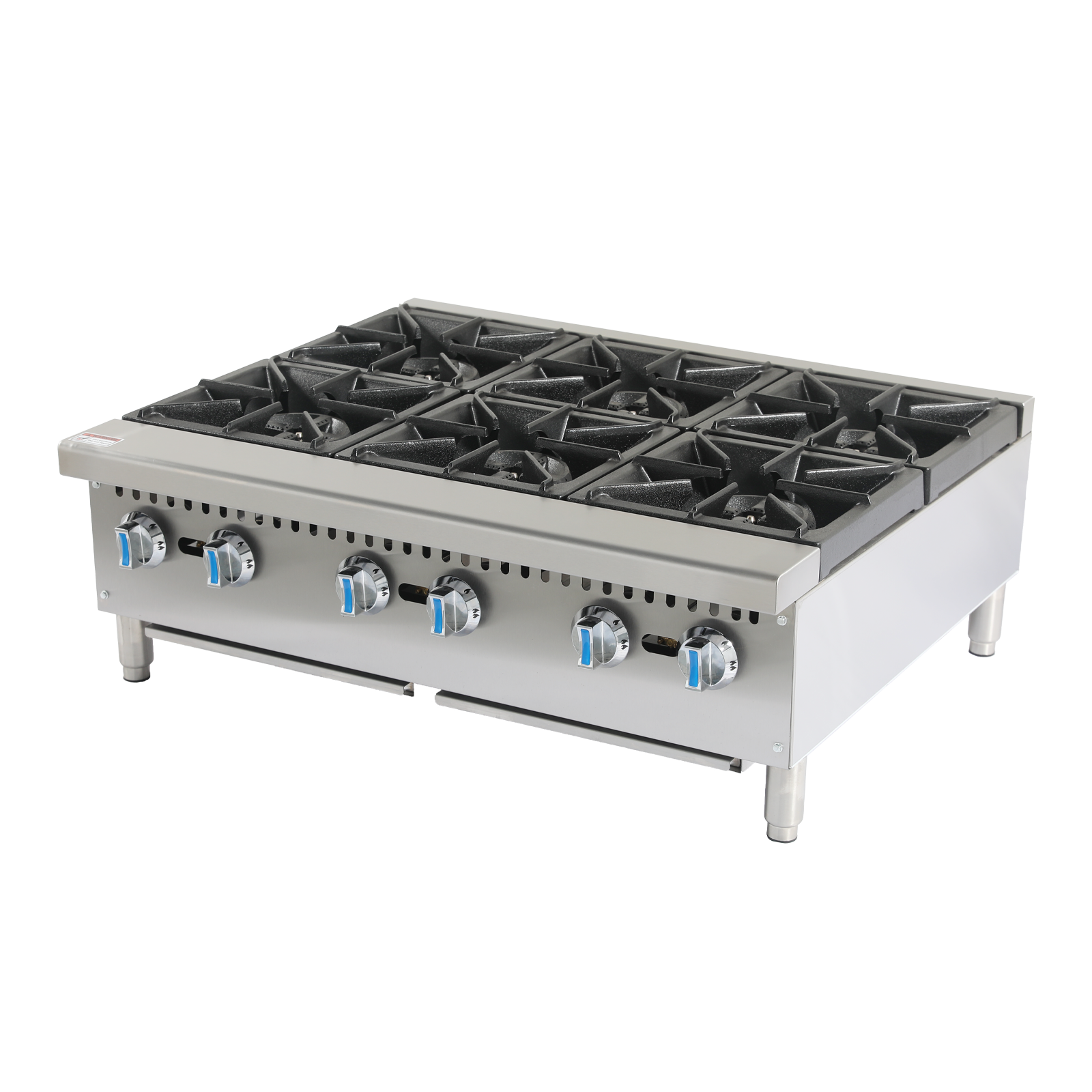 Six-Burner Tabletop Gas Stove