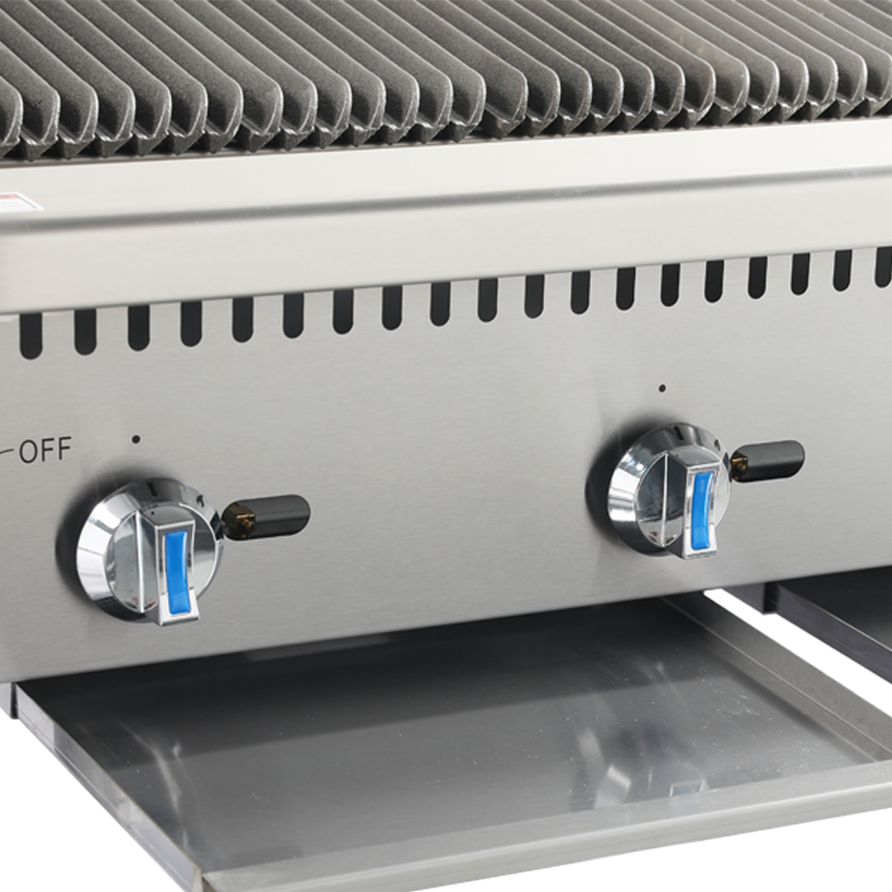 gas radiant charbroiler