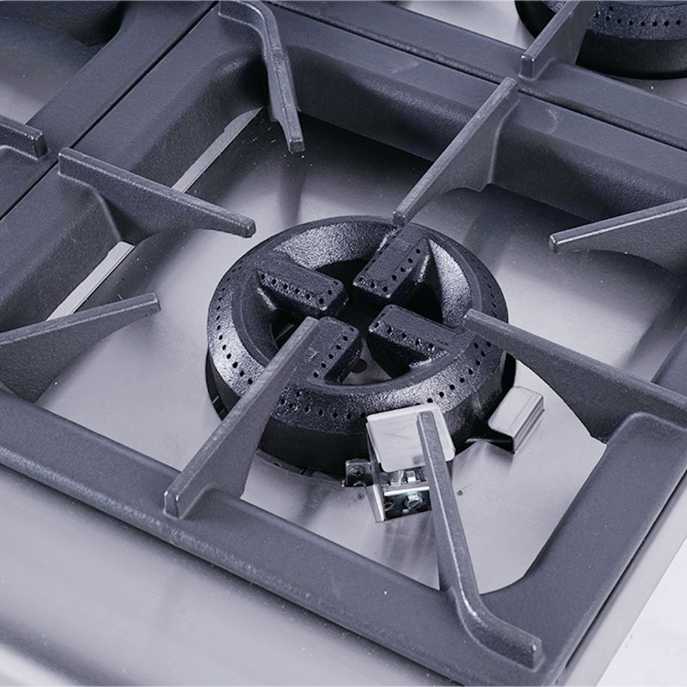 Gas 4-Burner Range with Cabinet
