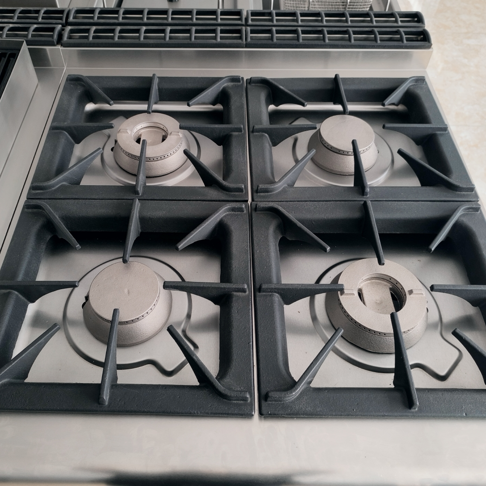 Gas 6-Burner Range With Electric Oven
