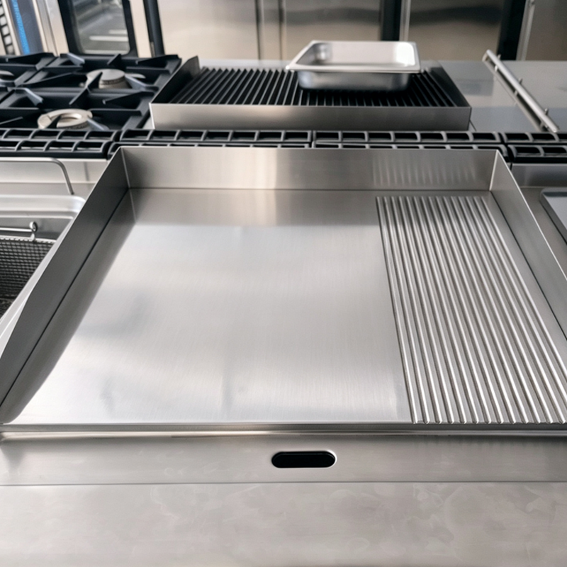 commercial gas griddle with cabinet