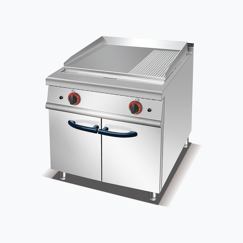 commercial gas griddle with cabinet