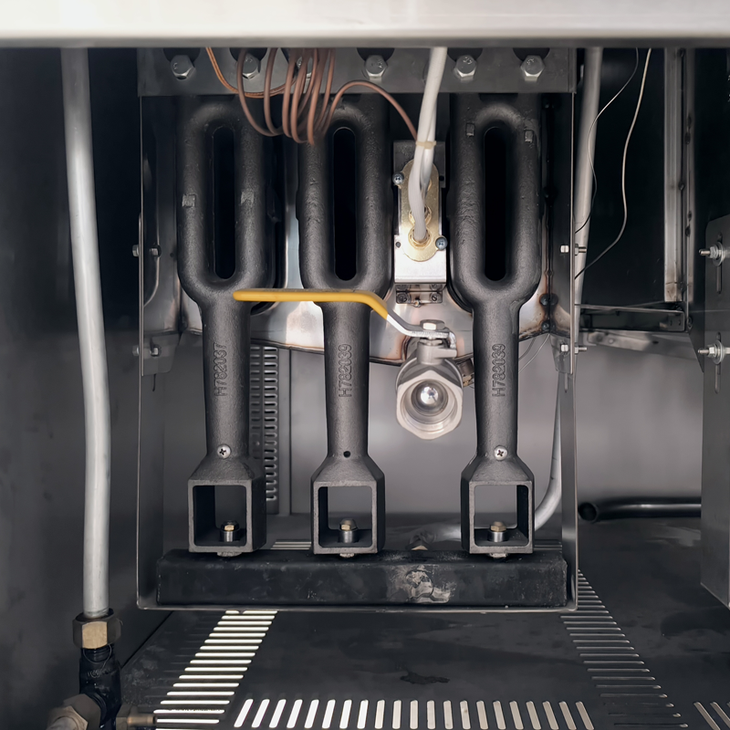 Gas 2-Tank Fryer with Cabinet-20L*2