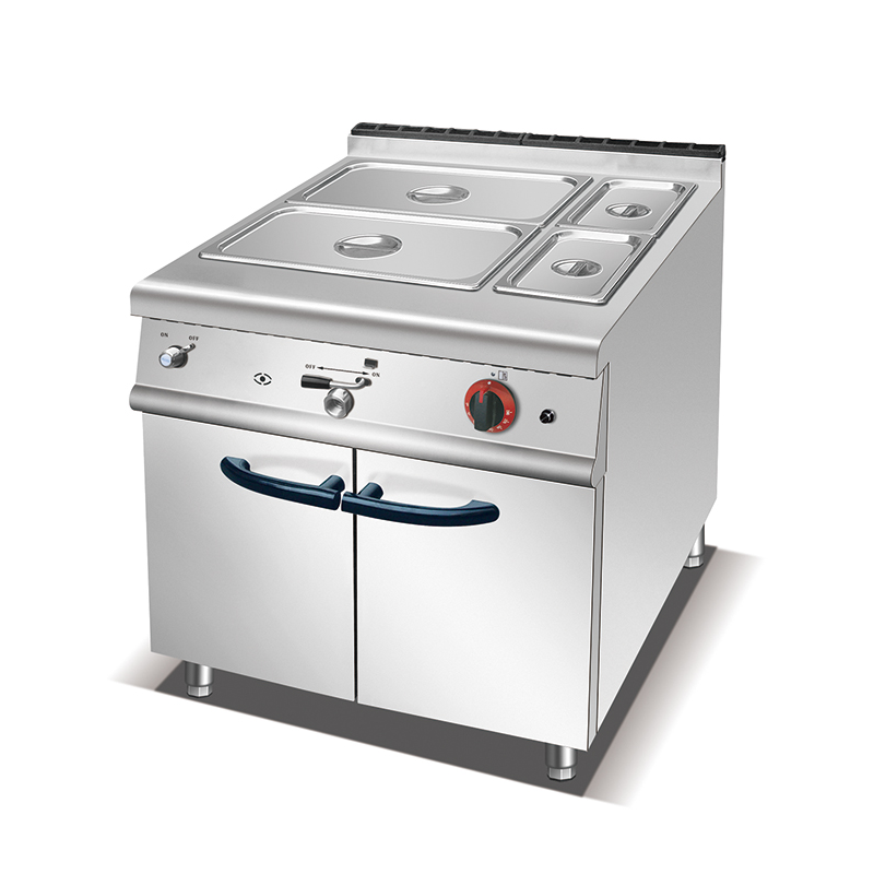 Gas Bain Marie With Cabinet