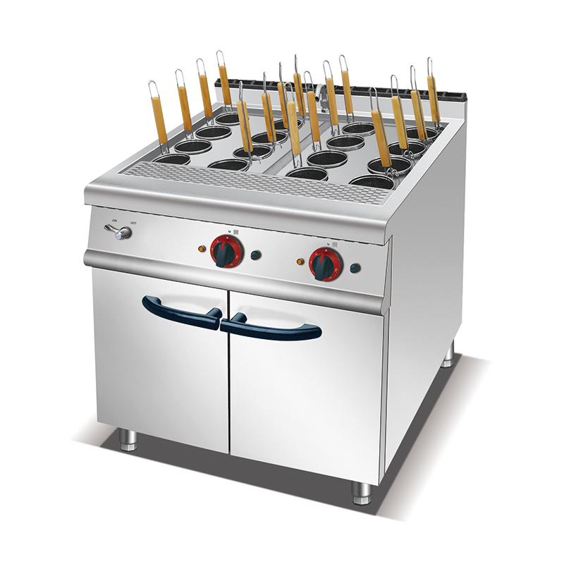 gas pasta cooker with cabinet  