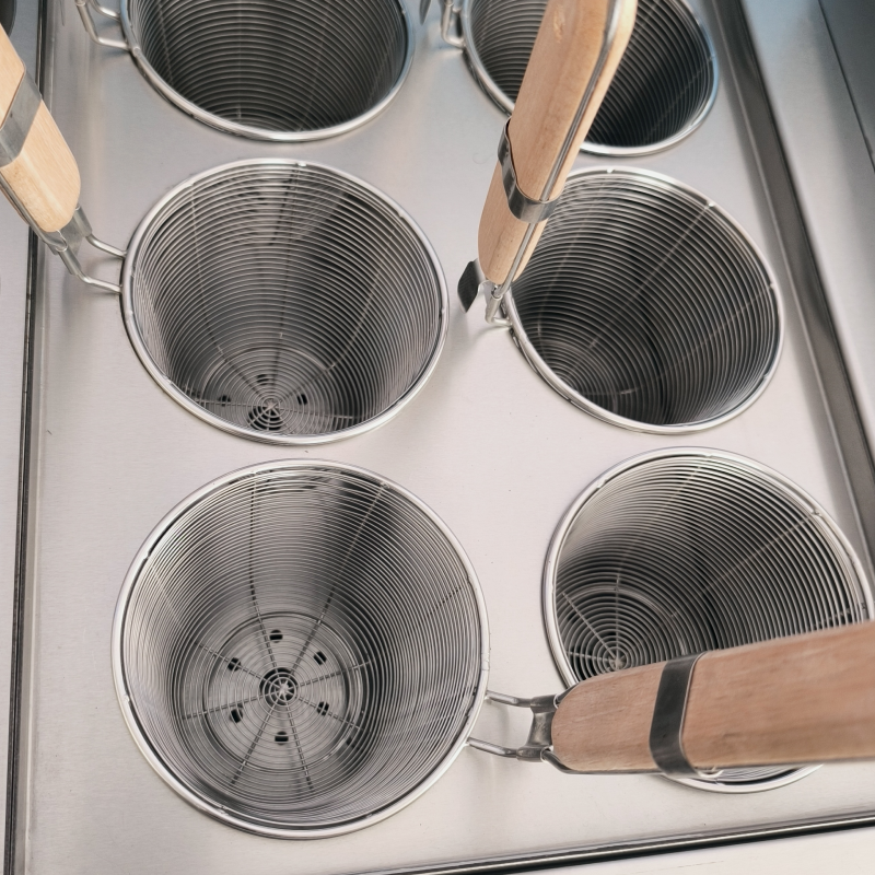 gas pasta cooker with cabinet