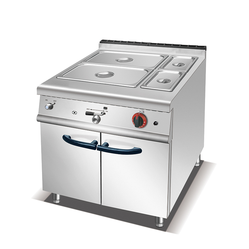 Gas Bain Marie With Cabinet