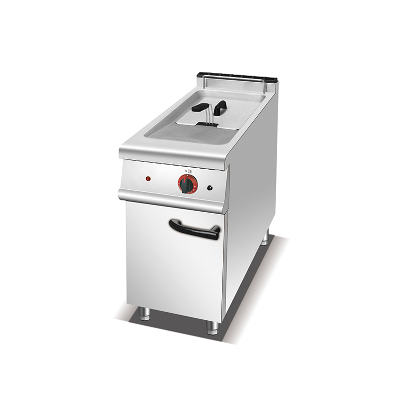 Electric 2-Tank Fryer with Cabinet